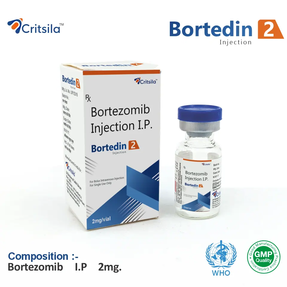 Bortezomib 2mg Injection Packaging